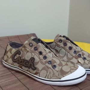 Coach Keeley Signature Canvas Sneakers Size 8B
